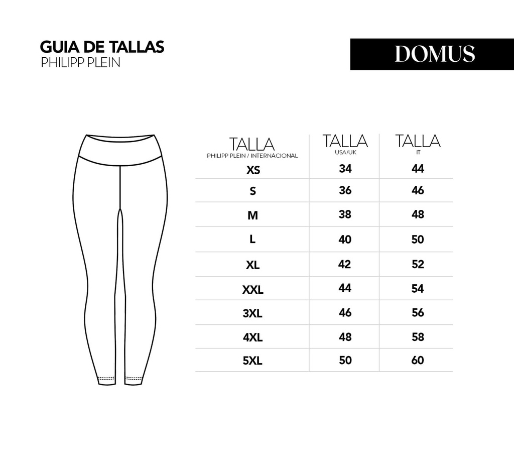 Philipp Plein - LEGGINGS CRYSTAL NEGRO