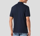 Philipp Plein - POLO AZUL MARINO CON LETRAS BLANCAS