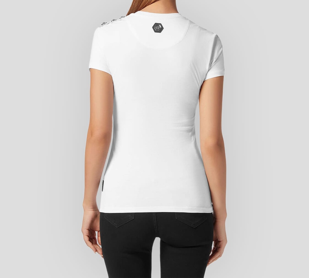 FRANELA BLANCA CON OSO Y SKULL