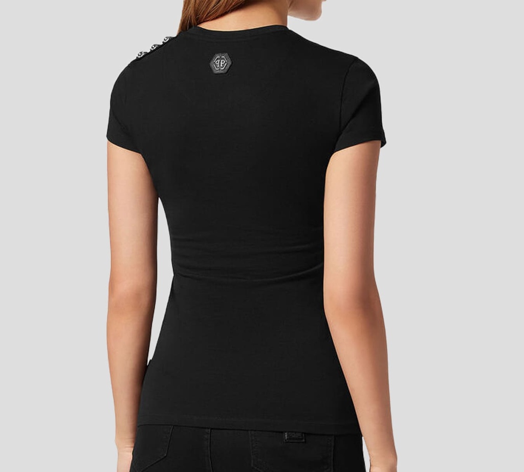 FRANELA NEGRA CON OSO Y SKULL