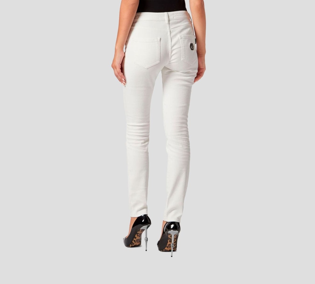 Philipp Plein - DENIM JEGGINS BLANCO