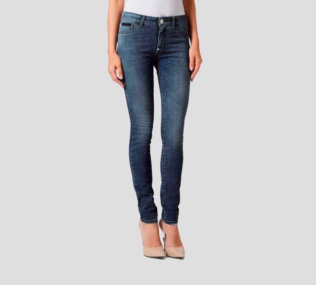 Philipp Plein - DENIM JEGGINS AZUL