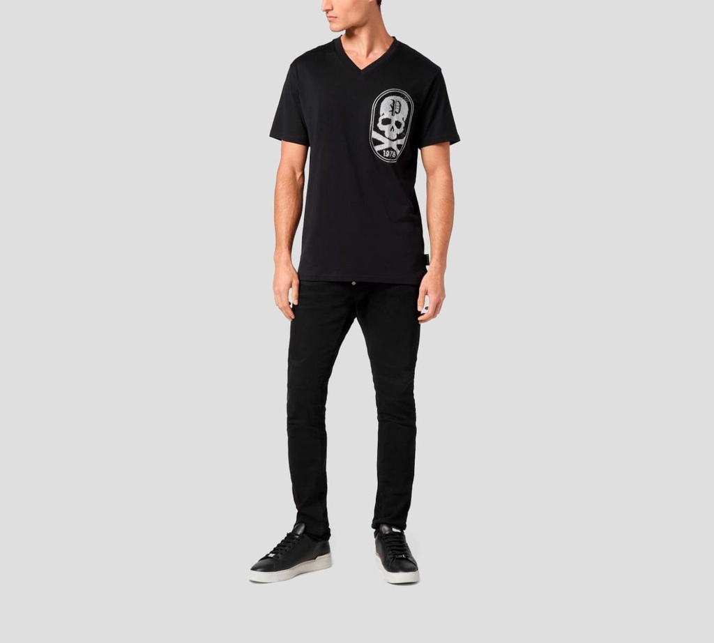 Philipp Plein - FRANELA CUELLO EN V SKULL