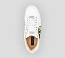 Philipp Plein - SNEAKER BLANCO CON CARITA FELIZ AMARILLA