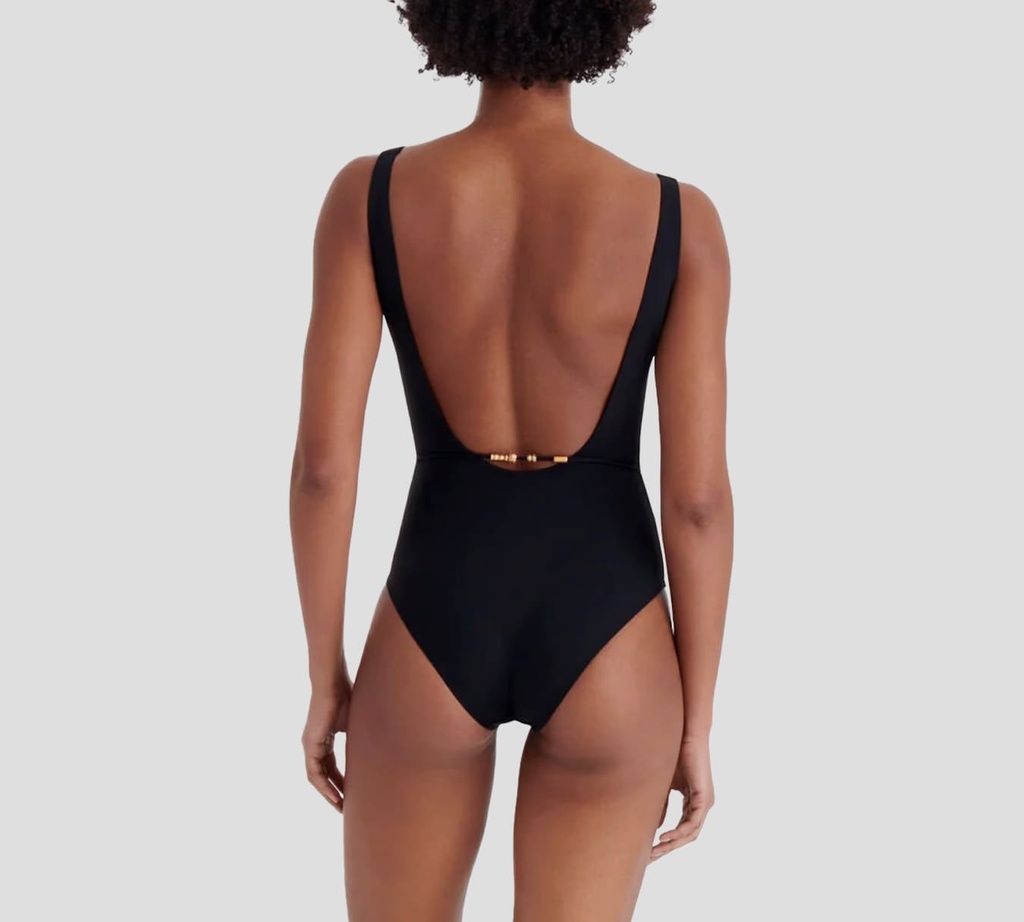 Eres - BODY NEGRO CON DETALLES DORADOS