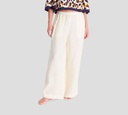 Eres - PANTALON DE LINO COLOR CREMA