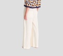 Eres - PANTALON DE LINO COLOR CREMA
