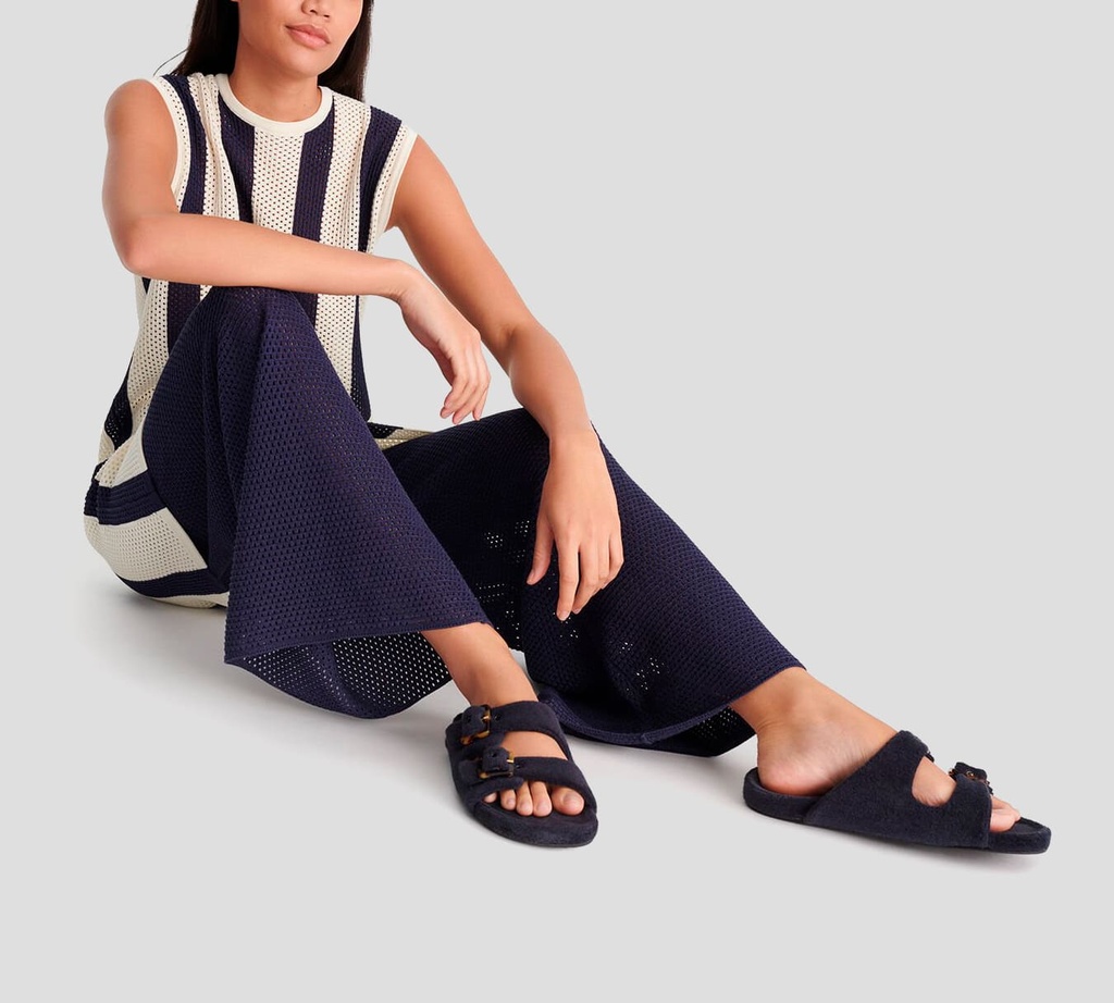 Eres - PANTALÓN DE TEJIDO ABIERTO CORTE RECTO