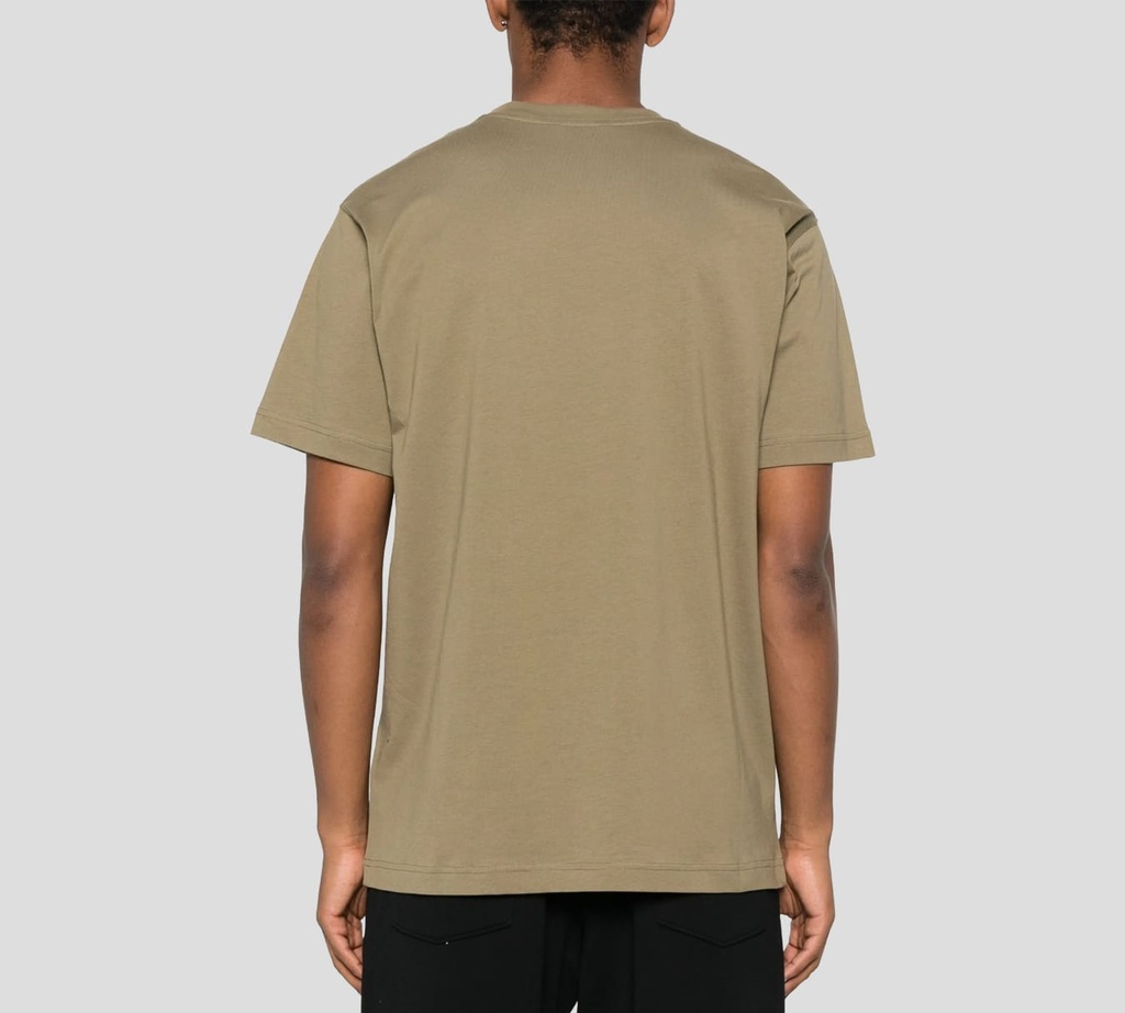 Moschino - FRANELA VERDE CON BORDADO BLANCO EN EL PECHO