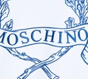 Moschino - JERSEY BLANCO CON BORDADO AZUL EN EL PECHO
