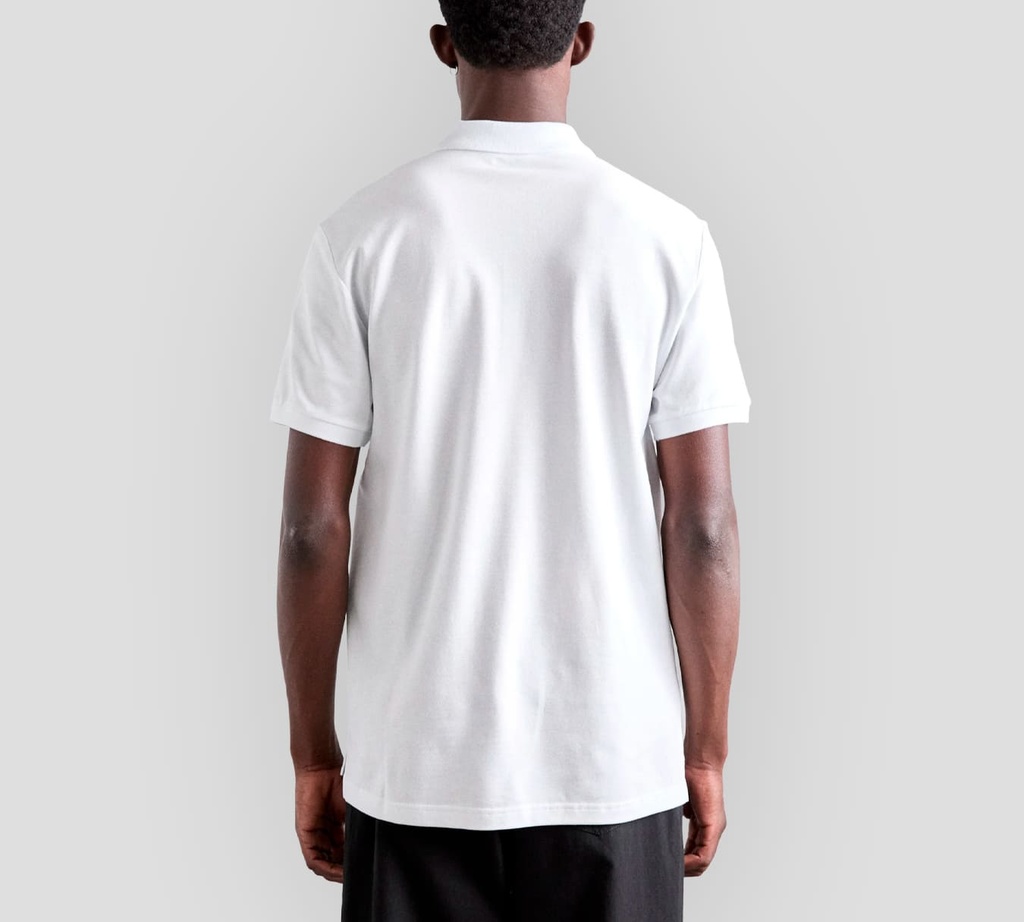 Moschino - POLO BLANCA CON LOGO MOSCHINO