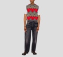 Moschino - JEANS GRIS OSCURO CON DETALLE EN M MARRON