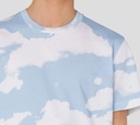 Moschino - FRANELA AZUL CIELO CON NUBES CABALLERO