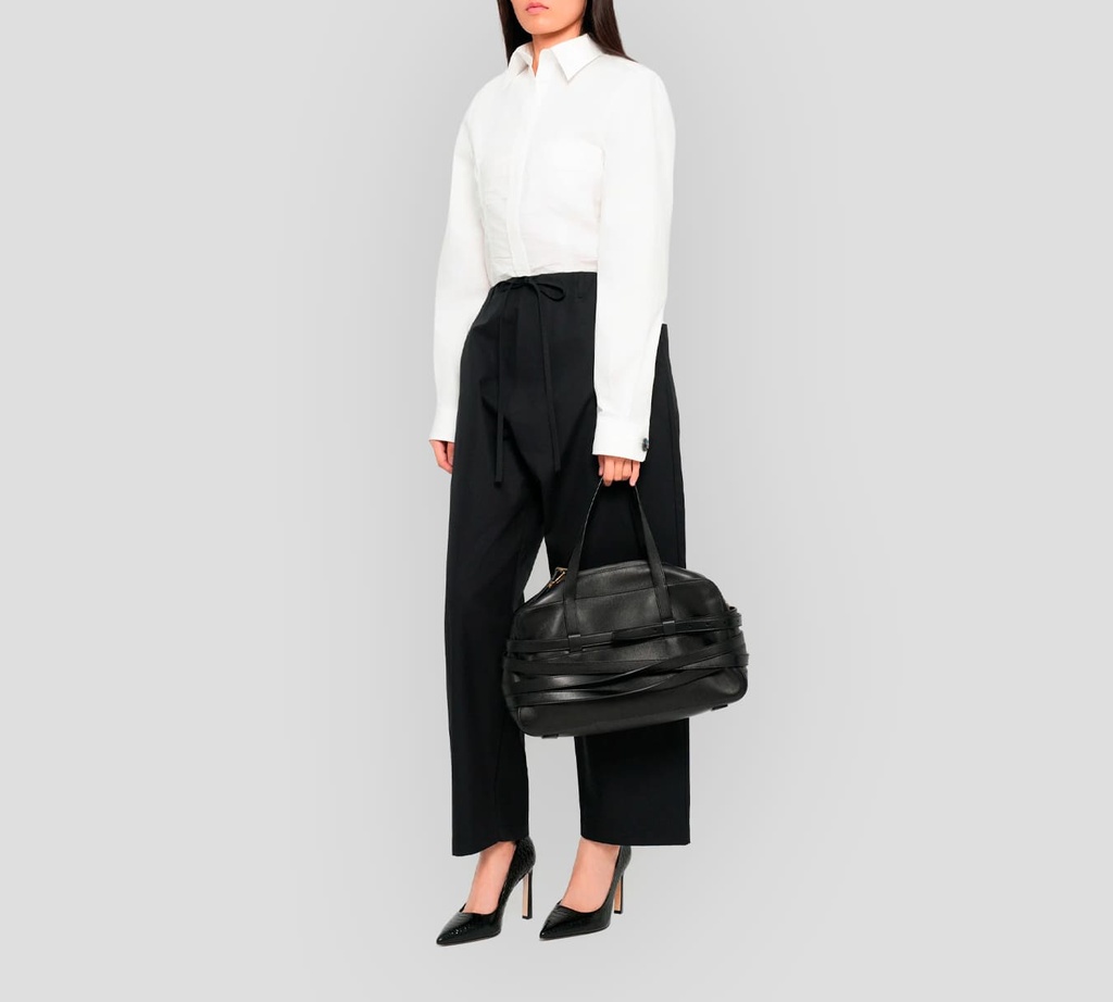 Moschino - CAMISA BLANCA CON DETALLES FRUNCE