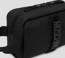 Moschino - BOLSO DE MANO PEQUEÑO NEGRO CON CIERRE GRUESO