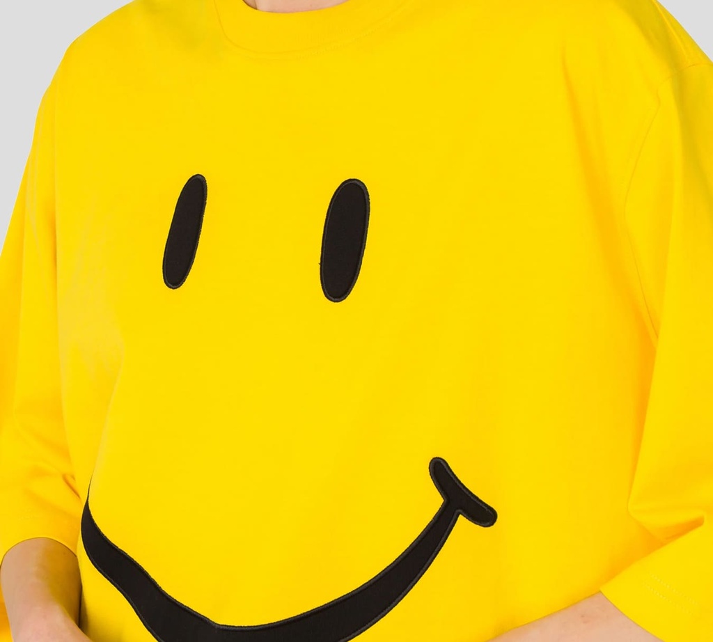 Moschino - FRANELA AMARILLA CARITA FELIZ