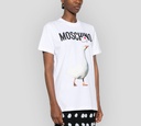 Moschino - FRANELA BLANCA CON GANSO GRANDE