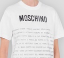 Moschino - FRANELA BLANCA CON ESCRITO