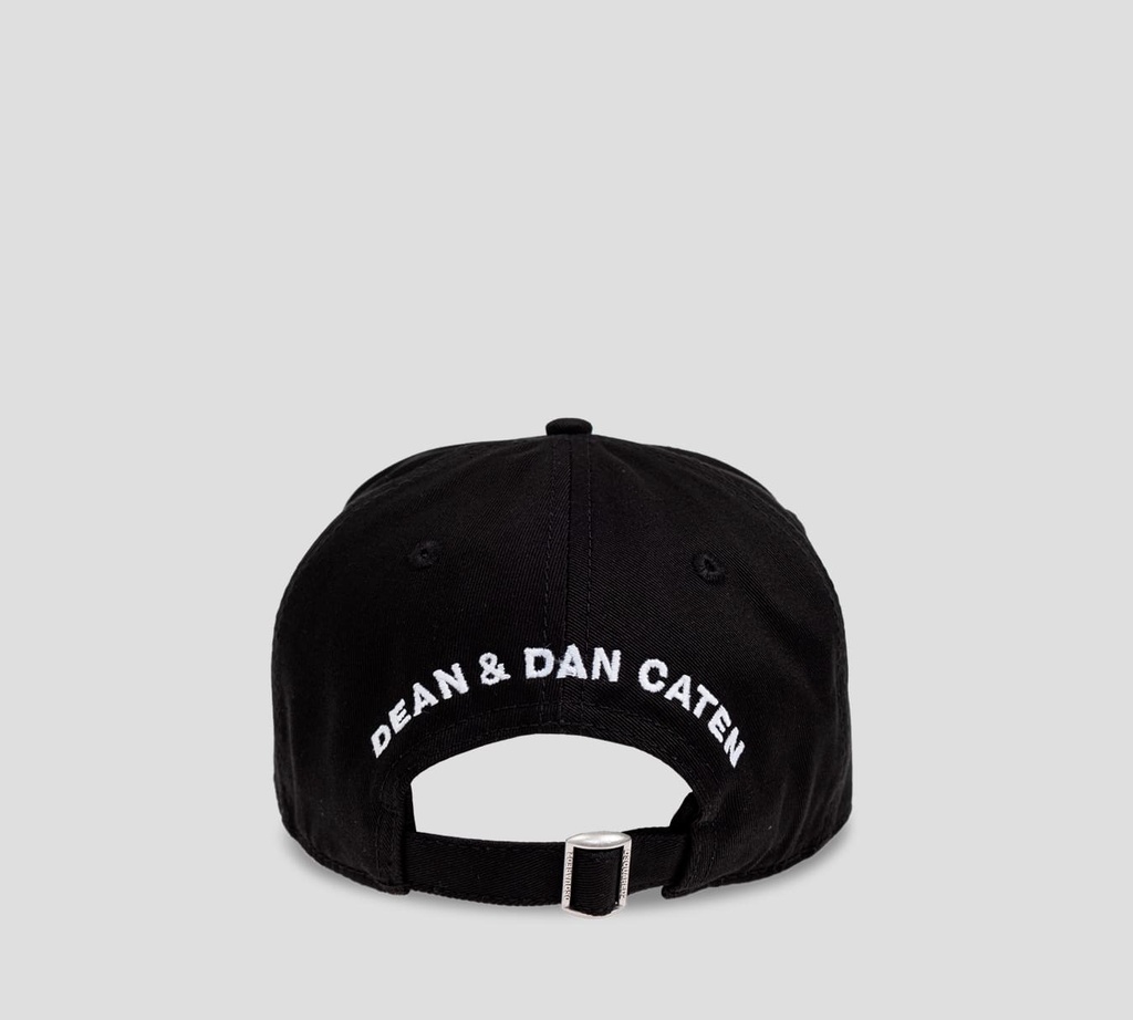 Dsquared2 Icon - GORRA NEGRA CON ICON BLANCO