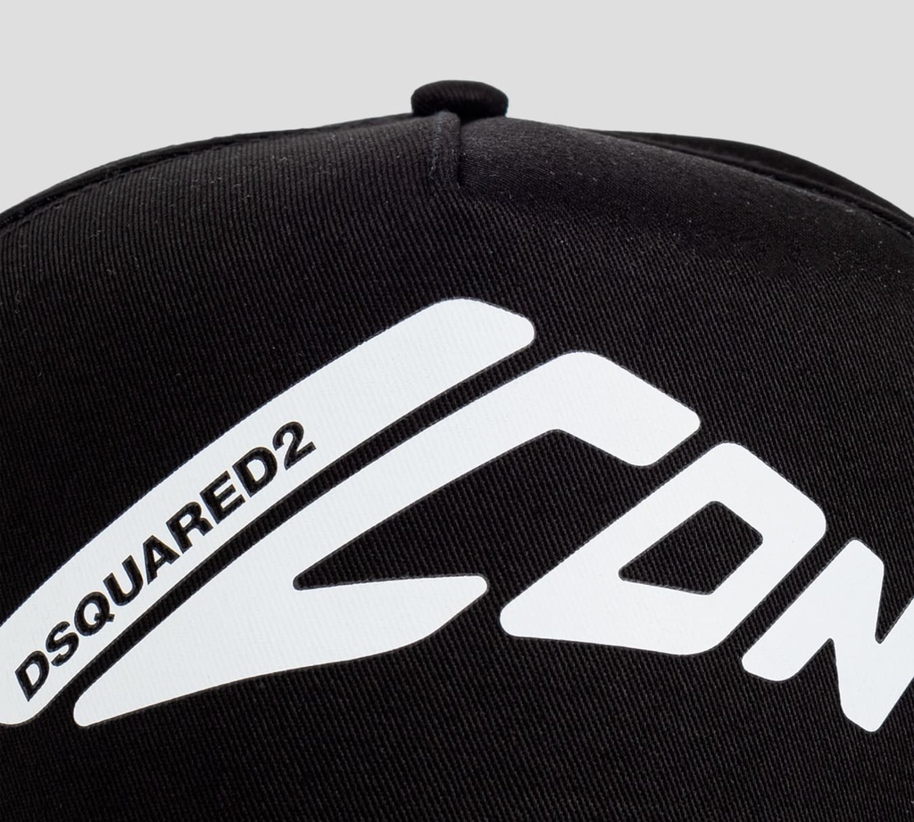 Dsquared2 Icon - GORRA NEGRA CON ICON BLANCO