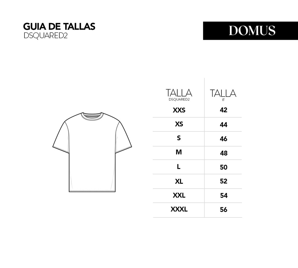 Dsquared2 - FRANELA CUELLO REDONDO CON LOGO DSQ2 EN GOMA TORNASOLADA