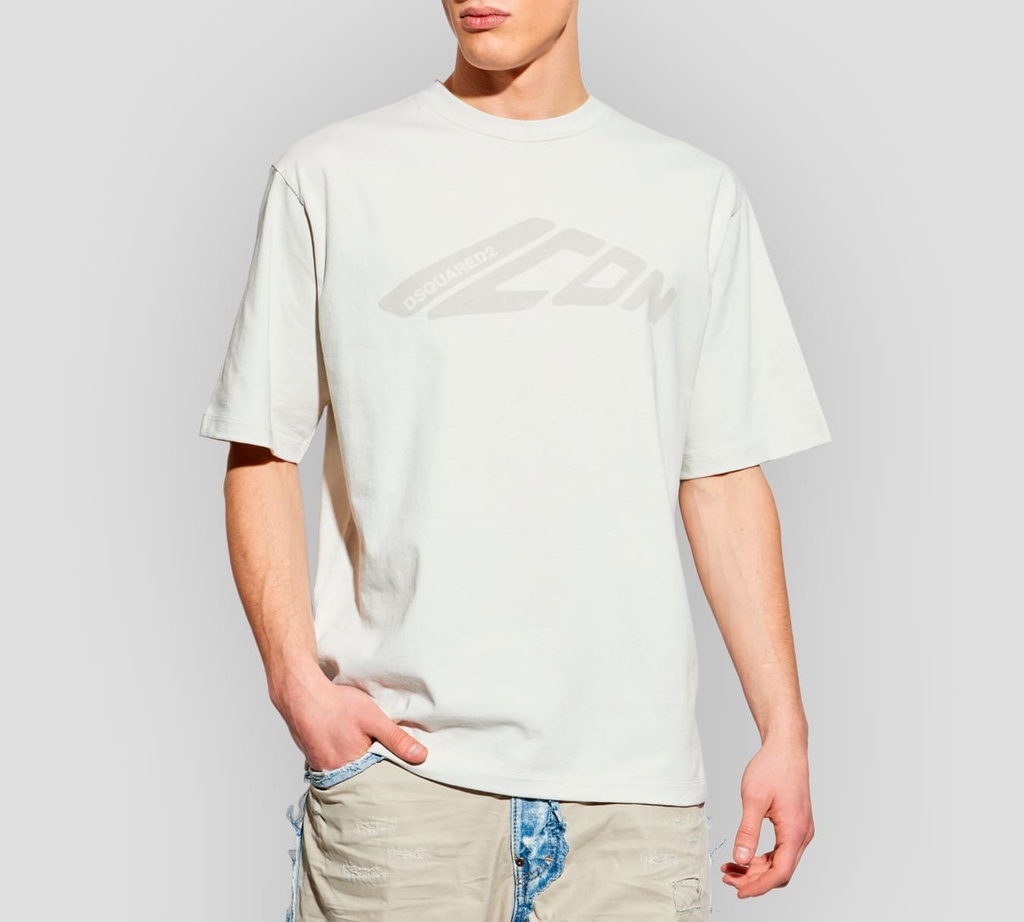 Dsquared2 - FRANELA GRIS CLARO CON ICON