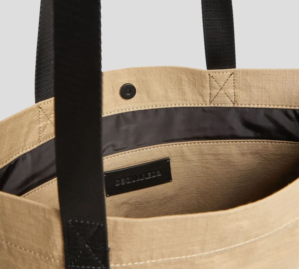 Dsquared2 Icon - CARTERA CAMEL CON ICON NEGRO