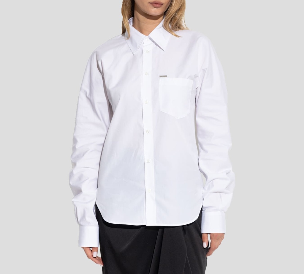 Dsquared2 - CAMISA REDONDA BLANCA
