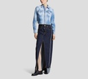 Dsquared2 - CAMISA MINI WESTERN DE JEAN AZUL CLARO