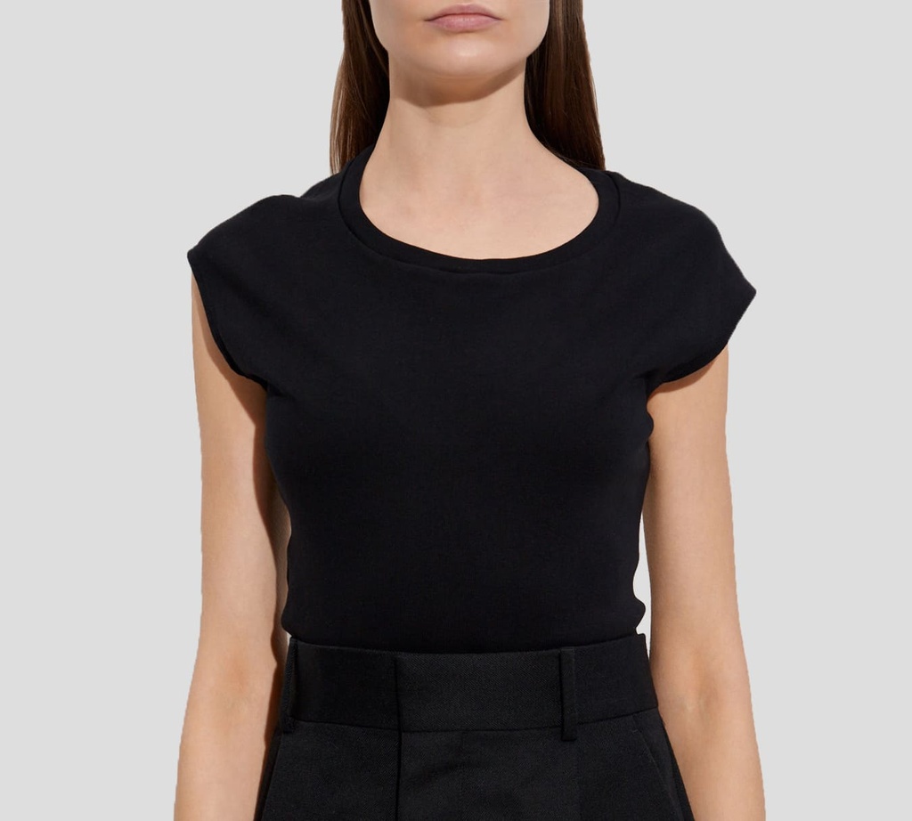 Dsquared2 - FRANELA NEGRA CUELLO AMPLIO CON BORDADO EN LA ESPALDA 83