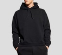 Dsquared2 - HODDIE RELAX FIT NEGRO CON DETALLE EN RELIEVE