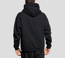 Dsquared2 - HODDIE RELAX FIT NEGRO CON DETALLE EN RELIEVE