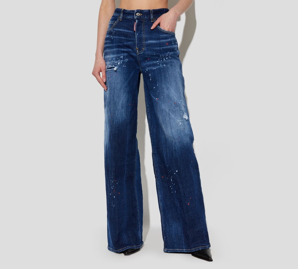 Dsquared2 - TRAVELLER JEAN CON MANCHAS DE PINTURA