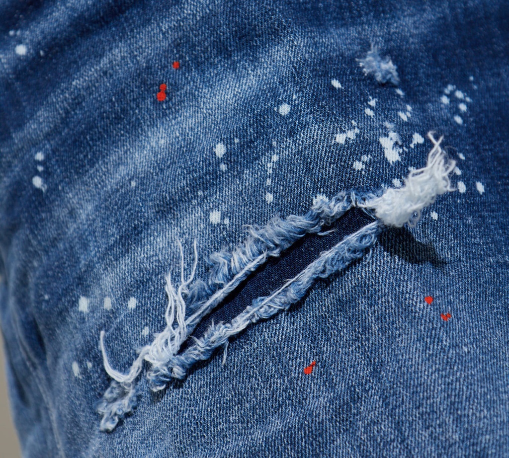 Dsquared2 - TRAVELLER JEAN CON MANCHAS DE PINTURA