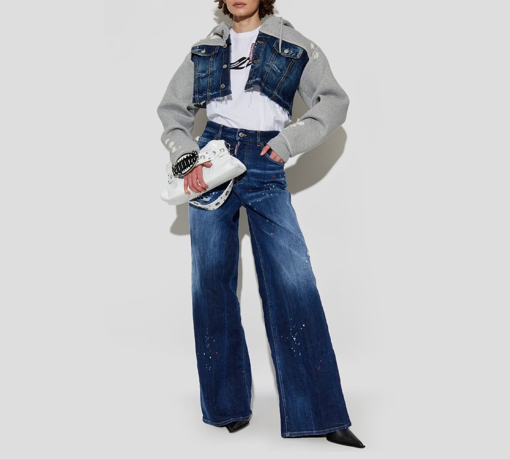 Dsquared2 - TRAVELLER JEAN CON MANCHAS DE PINTURA