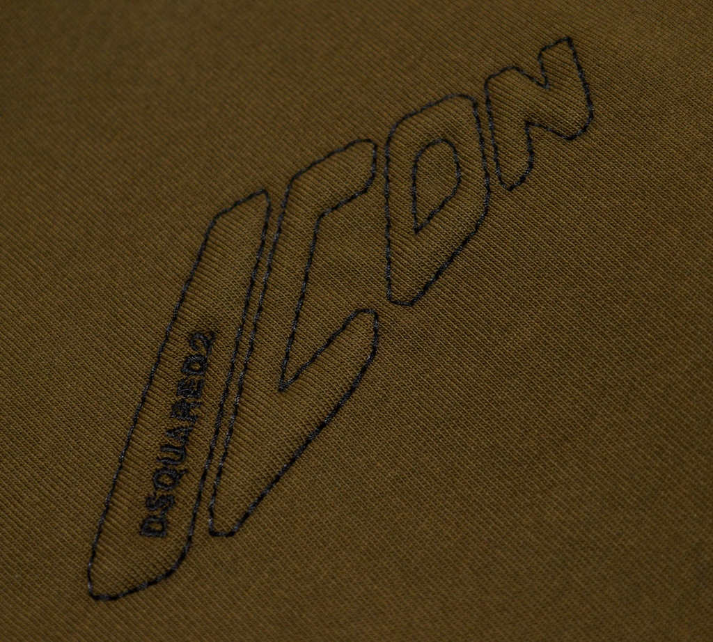 Dsquared2 - FRANELA VERDE MILITAR ICON