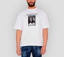 Dsquared2 - FRANELA BLANCA CON LUCHADORES