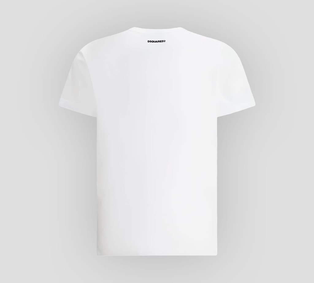 Dsquared2 - FRANELA COOL FIT BLANCA ESTAMAPDO BITE ME