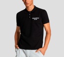 Dsquared2 - POLO NEGRA CON LETRAS BLANCAS