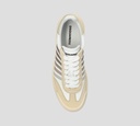 Dsquared2 Icon - ZAPATO BLANCO CON BEIGE Y LINEAS