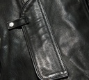 Dsquared2 - CHAQUETA DE CUERO NEGRA DUCATI
