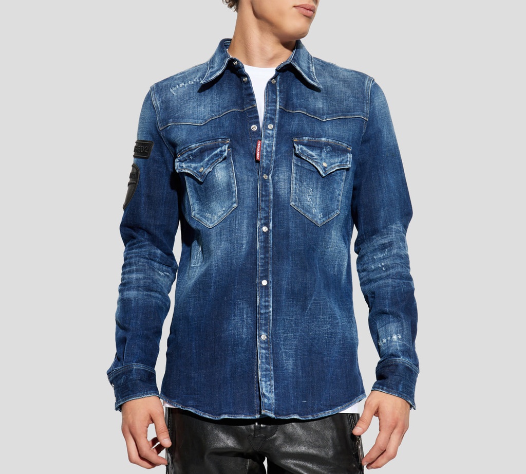 Dsquared2 - CAMISA DENIM DE JEAN DUCATI