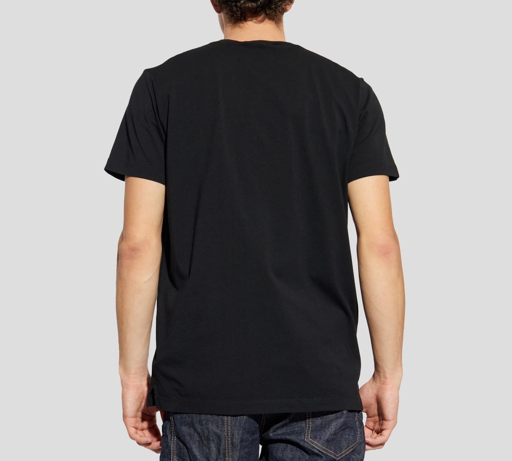 Dsquared2 - FRANELA NEGRA CON ESTAMPADO DUCATI