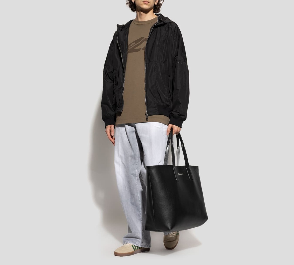 Dsquared2 - CHAQUETA BOMBER CON HODDIE NEGRO