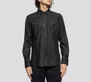 Dsquared2 - CAMISA OESTE CLASICA GRIS OSCURO