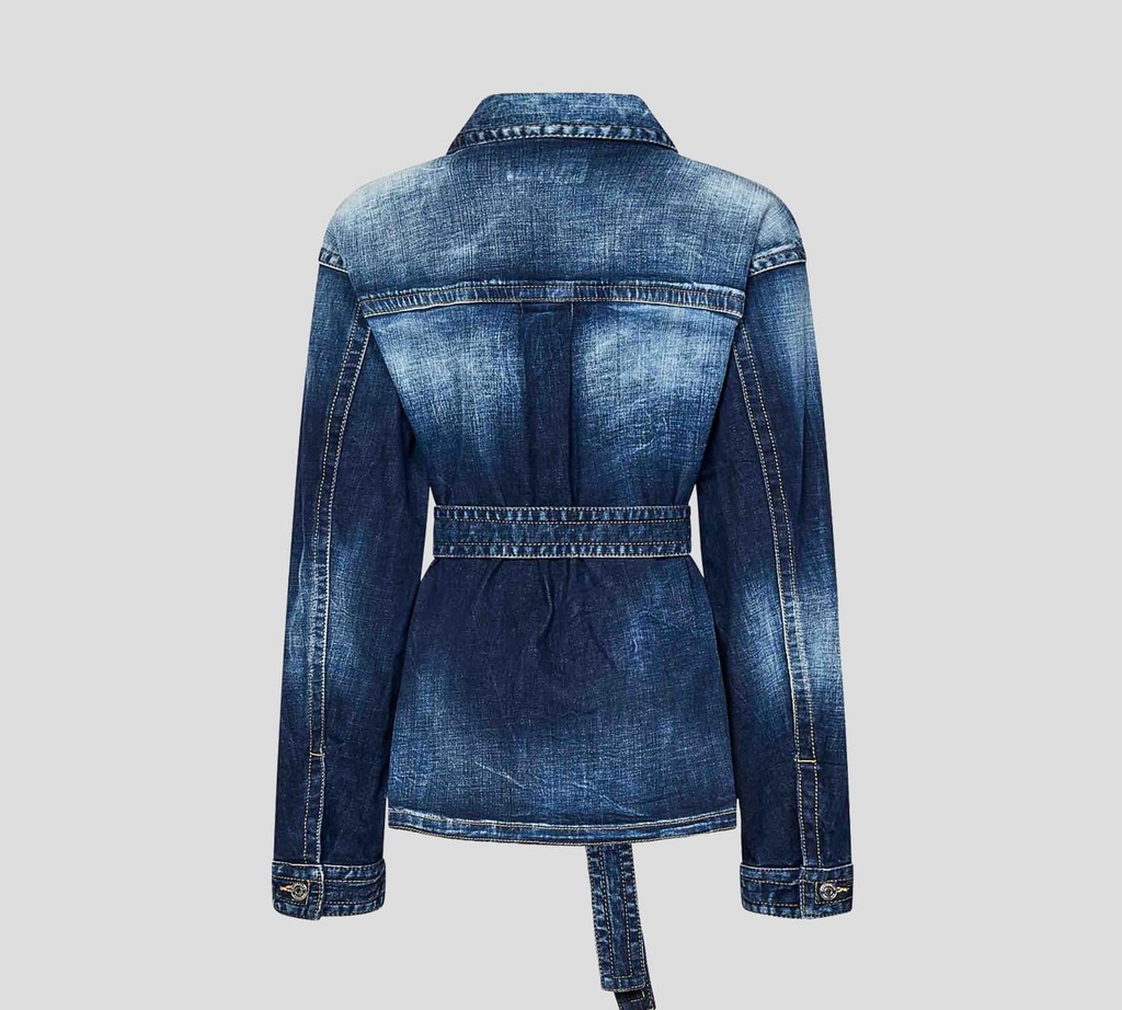 Dsquared2 - CHAQUETA DE JEANS CON CORREA
