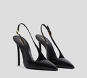Dsquared2 - STILETTOS MULES NEGROS DE PIEL