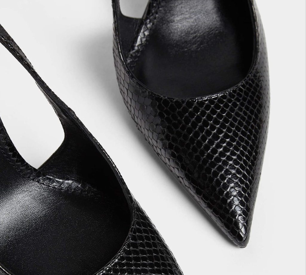 Dsquared2 - STILETTOS MULES NEGROS DE PIEL