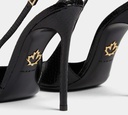 Dsquared2 - STILETTOS MULES NEGROS DE PIEL