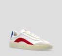 Dsquared2 - SNEAKERS BLANCOS RETRO EN CUERO 1964 CON DETALLE EN GAMUZA